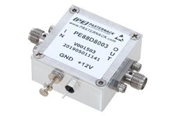 PE88D8003 - Frequency Divider, Divide by 8 Prescaler Module, 100 MHz to 12 GHz, SMA