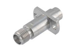 PE910006 - BMMA Female to SMA Female 2 Hole Flange Mount Adapter, 0.434 inch Hole Spacing