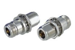 PE910051 - Commercial Grade Bulkhead Mount N Female to N Female Adapter