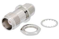 PE91073 - TNC Female to SMP Male Limited Detent Bulkhead Mount Adapter