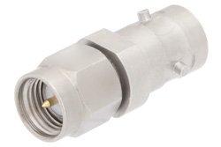 PE91076 - Precision SMA Male to ZMA Jack Adapter, 3 Lug