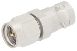 Precision SMA Male to ZMA Jack Adapter 4 Lug