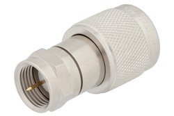 PE91081 - 75 Ohm TNC Male to 75 Ohm F Male Adapter