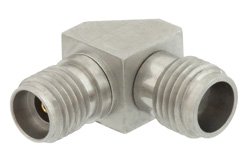 PE91163 - 1.85mm Female to 2.92mm Female Right Angle Adapter