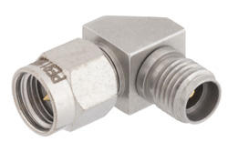 PE91168 - 2.92mm Male to 3.5mm Female Right Angle Adapter