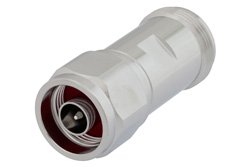 PE91256 - 4.1/9.5 Mini DIN Female to N Male Adapter, IP67 UnMated
