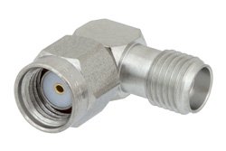PE91263 - RP-SMA Male to SMA Female Right Angle Adapter