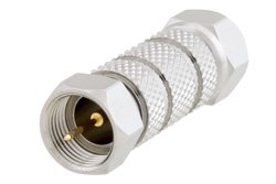 PE91348 - Precision 75 Ohm F Male to 75 Ohm F Male Adapter