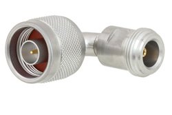 PE91350 - Precision N Male to N Female Radius Right Angle Adapter