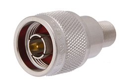 PE9155 - 50 Ohm N Male to 75 Ohm F Female Adapter