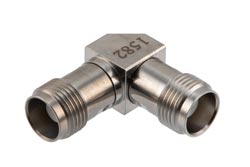 PE91582 - TNC Female to TNC Female Miter Right Angle Adapter, DC to 18 GHz