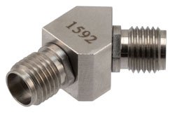 PE91592 - RF Adapter, 45 Degree Angle 2.92mm jack to 2.92mm jack 40GHz VSWR1.15