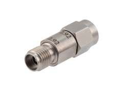 PE91609 - 2.92mm Male to 2.92mm Female Adapter, Stainless Steel, Engineering Grade