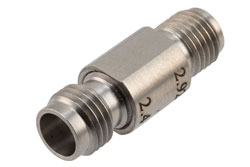 PE91625 - 2.92mm Female to 2.4mm Female Adapter, Stainless Steel, Engineering Grade