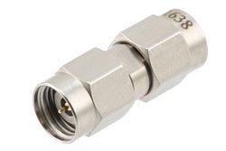 PE91638 - High Temperature Adapter 2.4mm Male to 2.4mm Male, 50GHz VSWR1.2, MIL-STD 348B