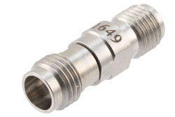 PE91649 - High Temperature Adapter 2.92mm Female to 2.4mm Female, 40GHz VSWR1.15, MIL-STD 348B