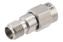 PE91655 - High Temperature Adapter 2.92mm Female to 1.85mm Male, 40GHz VSWR1.25, MIL-STD 348B