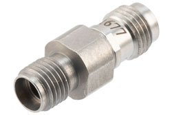 PE91677 - High Temperature Adapter 3.5mm Female to 2.4mm Female, 34.5GHz VSWR1.25, MIL-STD 348B