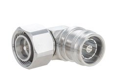 PE91698 - Low PIM 4.3-10 Male to 4.3-10 Female Right Angle Adapter