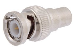 PE9171 - 50 Ohm BNC Male to 75 Ohm RCA Jack Push-On Adapter
