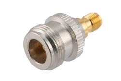 PE91734 - RP SMA Female to N Female Adapter, VSWR 1.2 up to 6 GHz