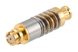 PE91739 - SMP Female to SMP Female Spring-loaded Adapter (Bullet), L=0.70 inch