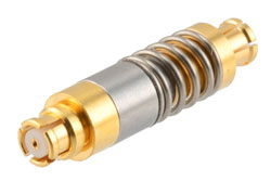 PE91740 - SMP Female to SMP Female Spring-loaded Adapter (Bullet), L=0.77 inch