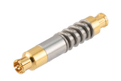 PE91745 - SMPM Female to SMPM Female Spring-loaded Adapter (Bullet), L=0.74 inch