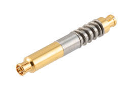 PE91747 - SMPM Female to SMPM Female Spring-loaded Adapter (Bullet), L=0.92 inch