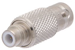 PE9235 - 75 Ohm SMC Jack to 50 Ohm BNC Female Adapter