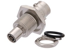 PE9241 - Bulkhead Mount SMB Plug to BNC Female Adapter