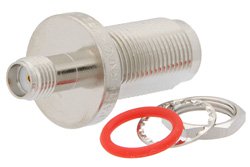 PE9251 - SMA Female to TNC Female Bulkhead Mount Adapter