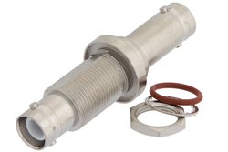 PE9336 - Hermetically Sealed SHV Jack to SHV Jack Bulkhead Mount Adapter