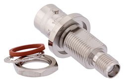 PE9407 - Bulkhead Mount SMA Female to BNC Female Adapter