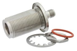 PE9486 - Precision SMA Female to N Female Bulkhead Mount Adapter