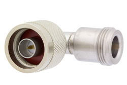 PE9515 - Precision N Male to N Female Radius Right Angle Adapter