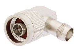 PE9550 - N Male to TNC Female Right Angle Adapter