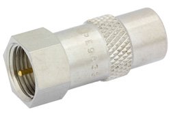 PE9633 - 75 Ohm F Male to 75 Ohm PAL Plug Adapter