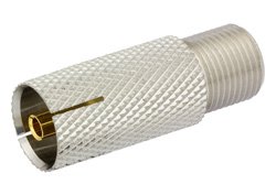 PE9634 - 75 Ohm F Female to 75 Ohm PAL Jack Adapter