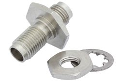 PE9640 - Bulkhead Mount 2.4mm Female to 2.4mm Female Adapter