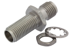 PE9647 - 2.92mm Female to 2.92mm Female Bulkhead Mount Adapter