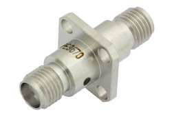 PE9670 - SMA Female to SMA Female 4 Hole Flange Mount Adapter