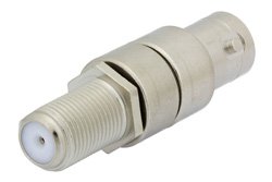 PE9744 - 75 Ohm F Female to 75 Ohm BNC Female Adapter
