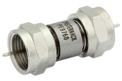 PE9760 - 75 Ohm F Male to 75 Ohm F Male Adapter