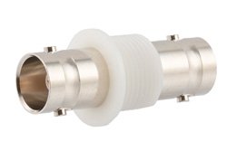 PE9791 - Bulkhead Mount Isolated Ground 75 Ohm BNC Female to 75 Ohm BNC Female Adapter