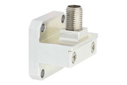 PE9812 - WR-42 Square Type Flange to 2.92mm Female Waveguide to Coax Adapter Operating from 18 GHz to 26.5 GHz