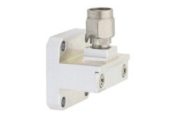 PE9813A - WR-42 UG-597/U Square Cover Flange to 2.92mm Male Waveguide to Coax Adapter Operating from 18 GHz to 26.5 GHz