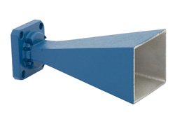 PE9852A-15 - WR-42 Waveguide Standard Gain Horn Antenna Operating from 18 GHz to 26.5 GHz with a Nominal 15 dBi Gain with UG-597/U Square Cover Flange