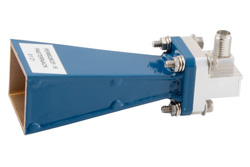 PE9852B/2F-15 - WR-42 Waveguide Standard Gain Horn Antenna Operating from 18 GHz to 26.5 GHz with a Nominal 15 dB Gain 2.92mm Female Input