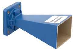 PE9853-15 - WR-51 Waveguide Standard Gain Horn Antenna Operating From 15 GHz to 22 GHz With a Nominal 15 dBi Gain With Square Cover Flange